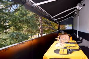 Terrasse chauffée